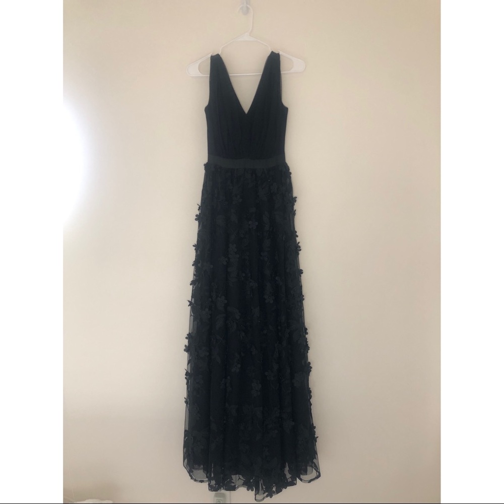 Laundry By Shelli Segal Black Prom Gown - Picture 10 of 11